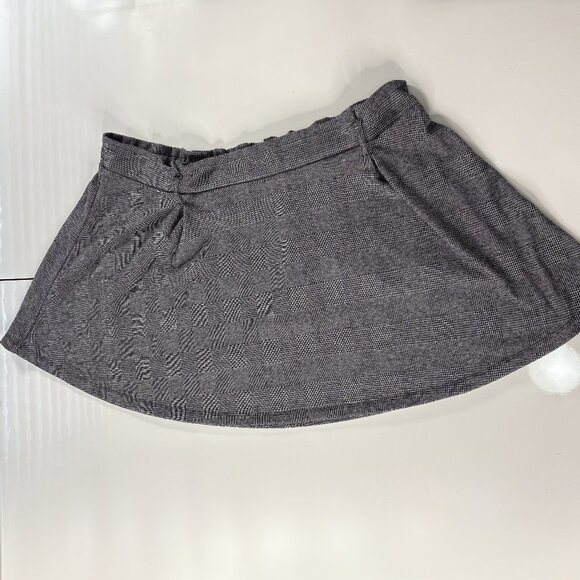 Vylette Gray Plaid Mini Skirt Size 3X - Picture 1 of 3